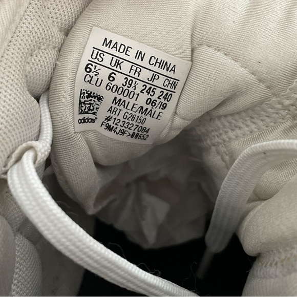 Adidas Kansas Jayhawks Team-Issued White Harden B/E 3 Basketball sneakers Sz 6.5 - Picture 7 of 7